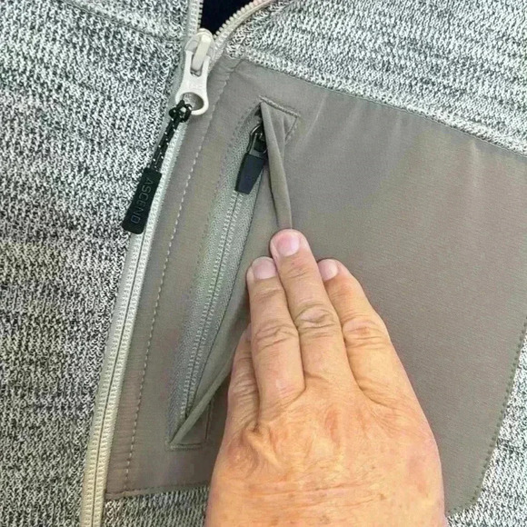 Ascend Women’s Gray Zip Up Jacket Size XL - Picture 3 of 10